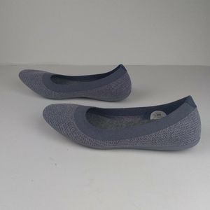 Allbirds  Tree Breezers  Eucalyptus Knit Washable Gray Mist Ballet flat size 8